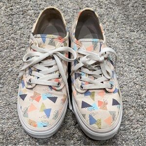 Vans pattern shoes
